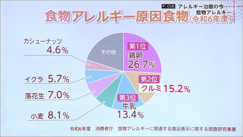 02 食物アレルギーの原因となる食べ物ランキング